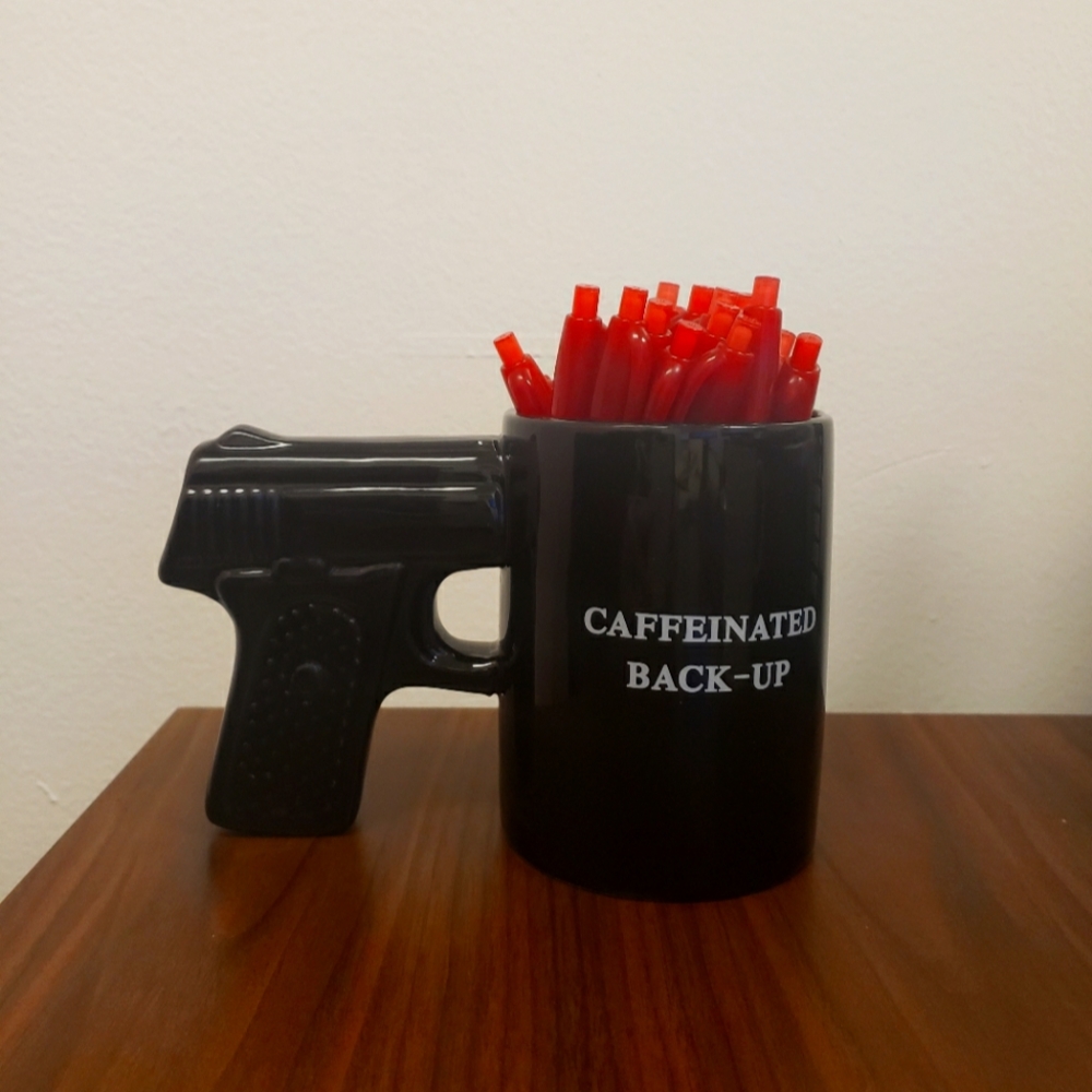 Coffee Cup Gun Handle